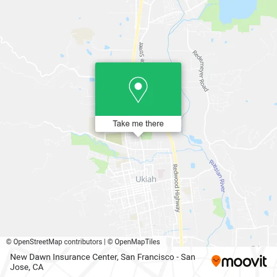 New Dawn Insurance Center map