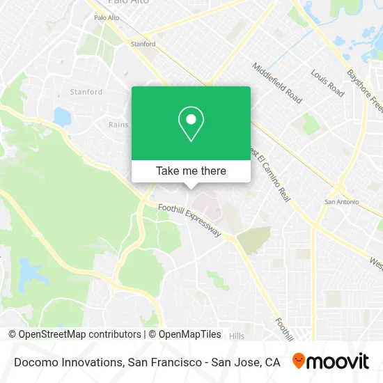 Docomo Innovations map
