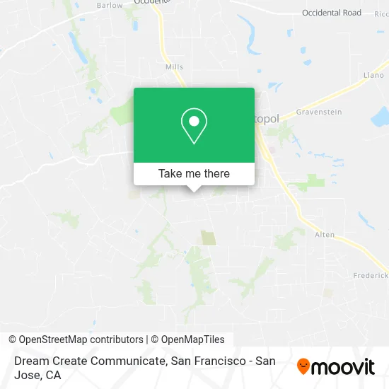 Dream Create Communicate map