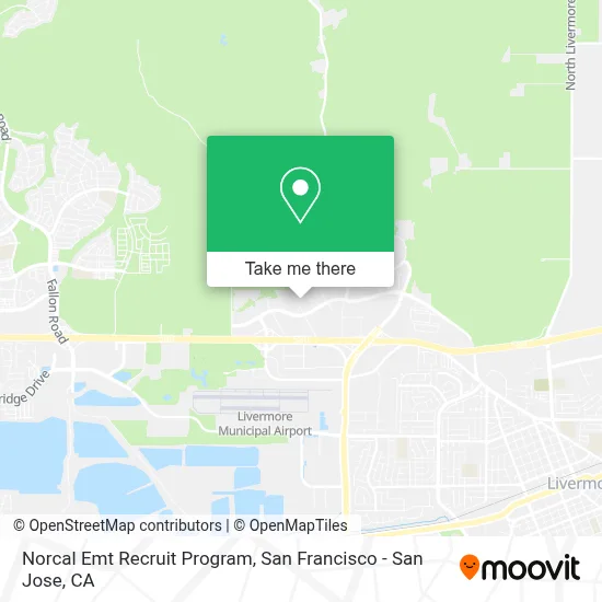 Norcal Emt Recruit Program map
