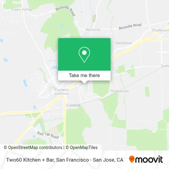 Two60 Kitchen + Bar map