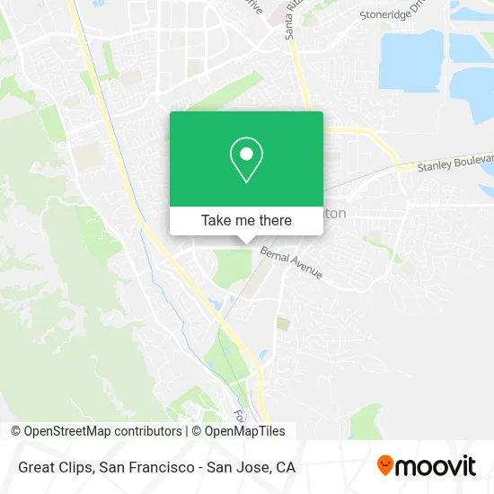 Great Clips map