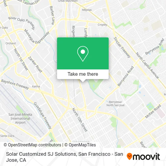 Solar Customized SJ Solutions map
