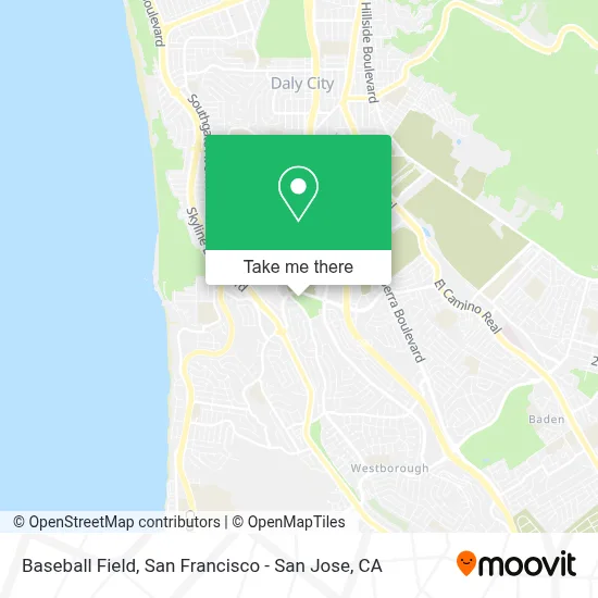 Baseball Field map