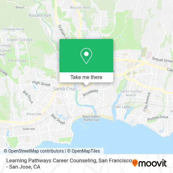 Learning Pathways Career Counseling map