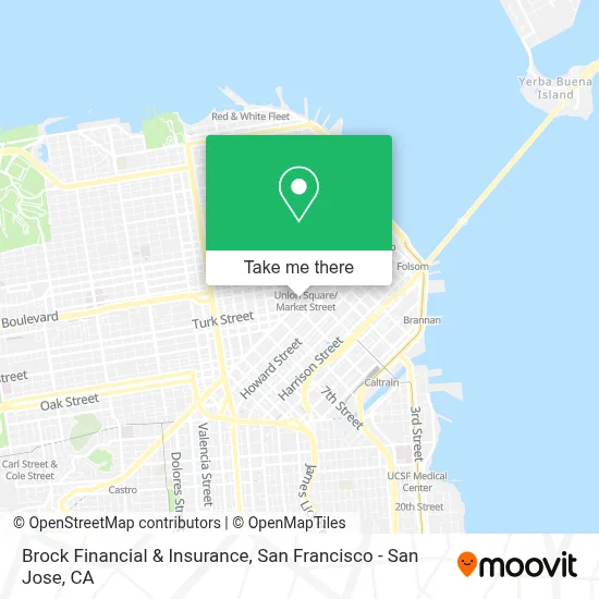 Brock Financial & Insurance map