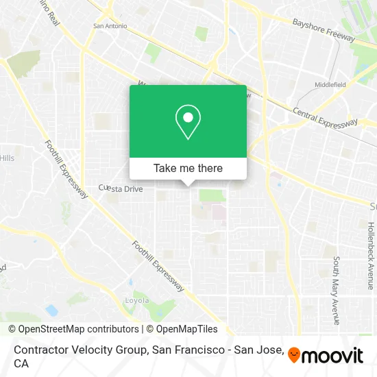 Contractor Velocity Group map