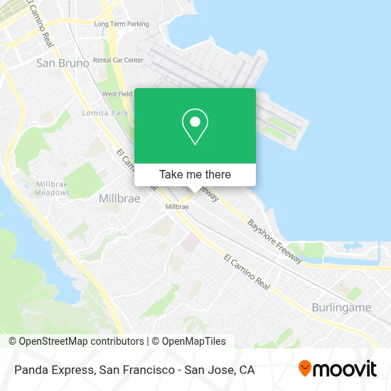 Panda Express map