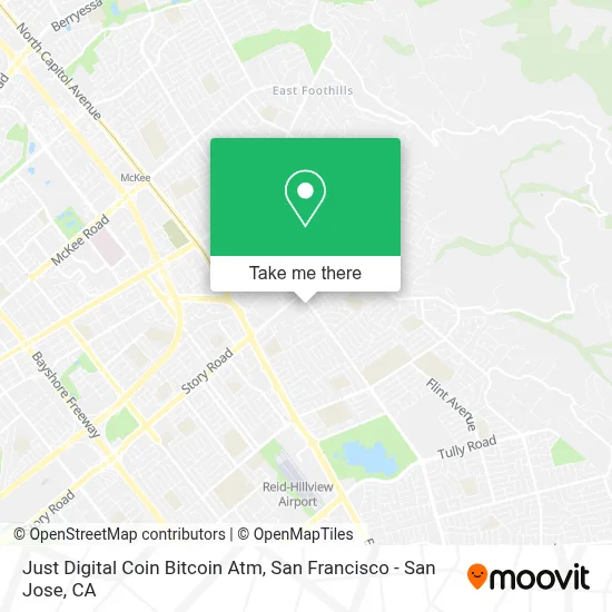 Just Digital Coin Bitcoin Atm map