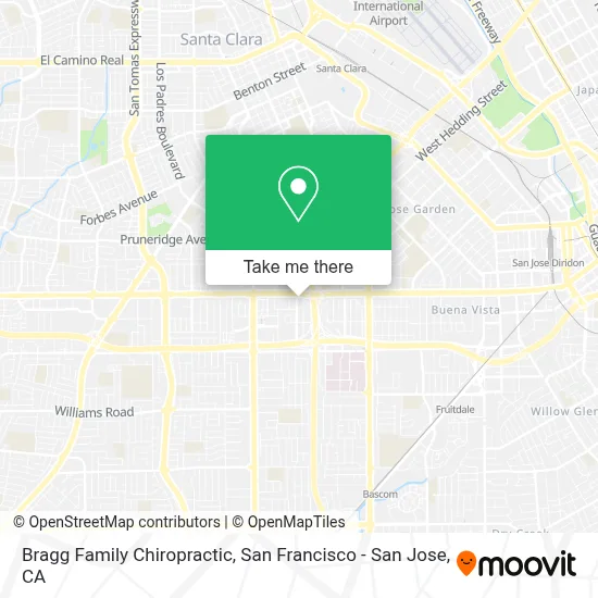 Bragg Family Chiropractic map