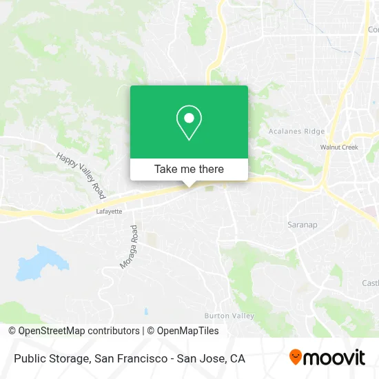 Public Storage map