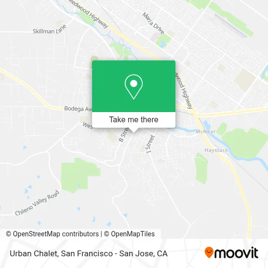 Urban Chalet map