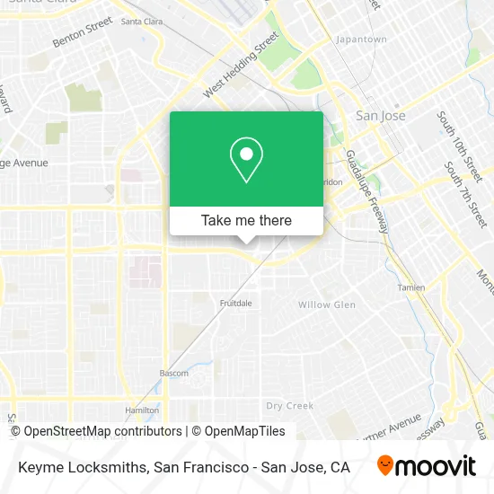 Keyme Locksmiths map