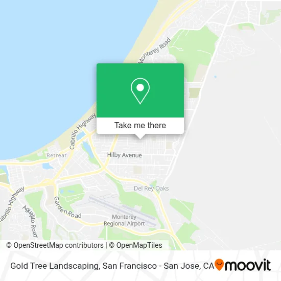 Gold Tree Landscaping map