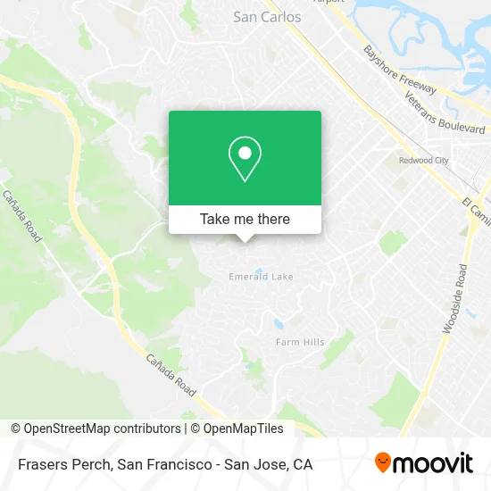 Frasers Perch map