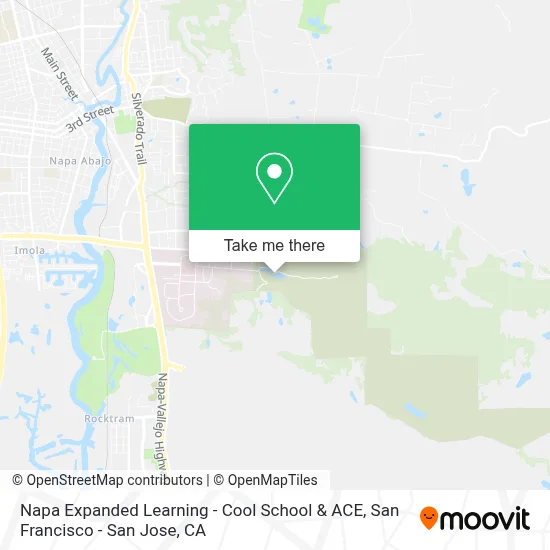 Napa Expanded Learning - Cool School & ACE map