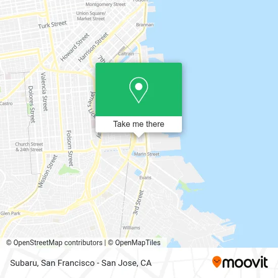 Subaru map