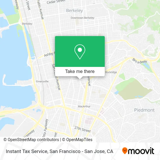 Instant Tax Service map
