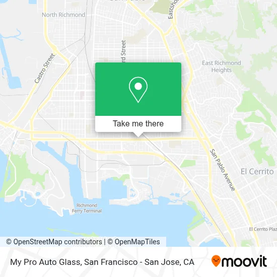 My Pro Auto Glass map