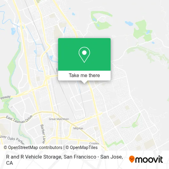 R and R Vehicle Storage map