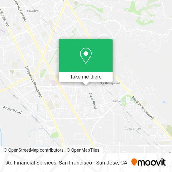 Ac Financial Services map