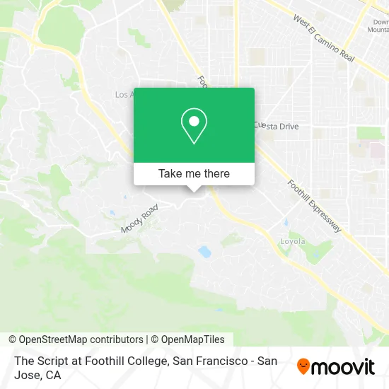 The Script at Foothill College map