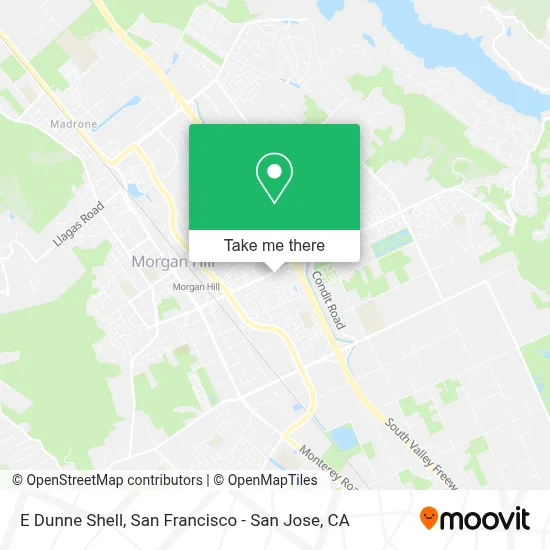 E Dunne Shell map