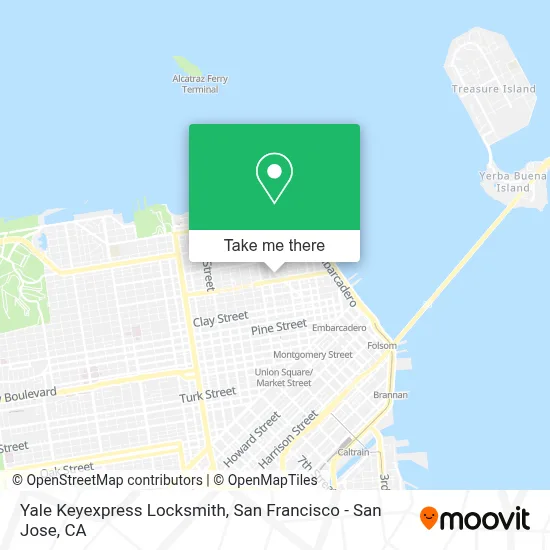 Yale Keyexpress Locksmith map