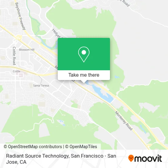 Radiant Source Technology map