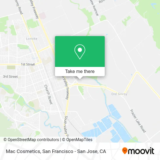 Mac Cosmetics map