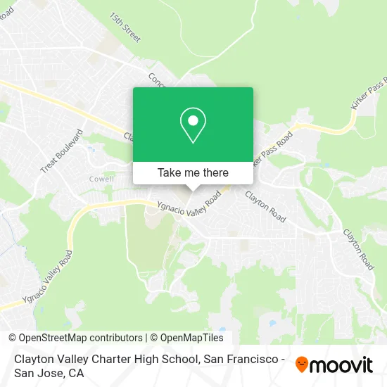 Clayton Valley Charter High School map