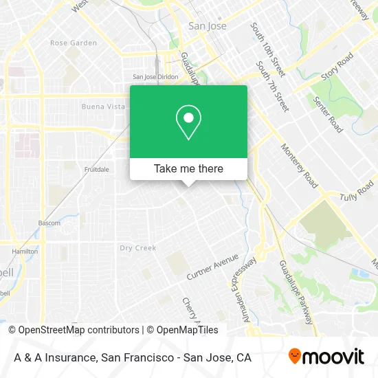 A & A Insurance map