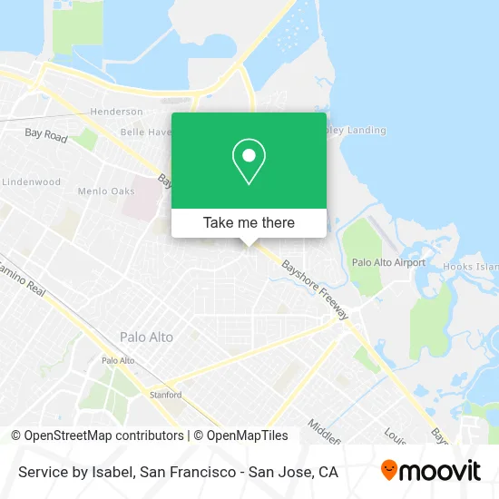 Service by Isabel map