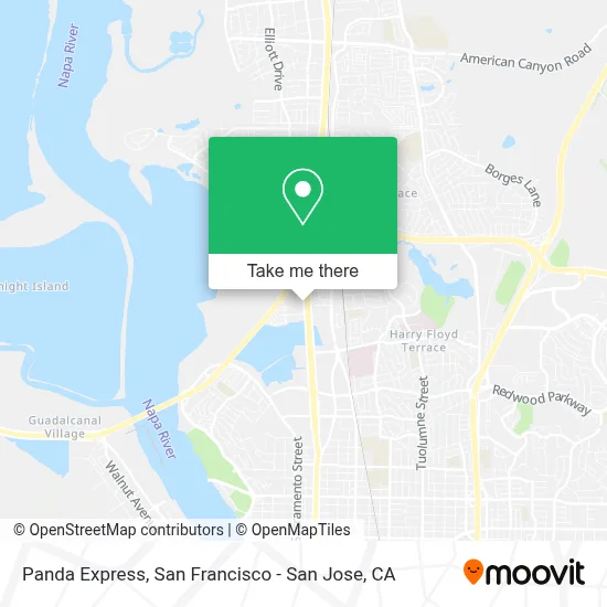 Panda Express map
