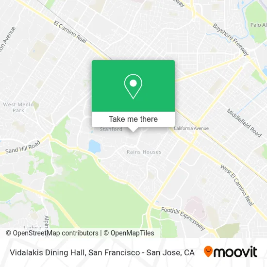 Vidalakis Dining Hall map