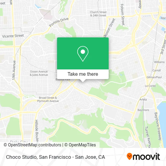 Choco Studio map