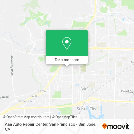 Aaa Auto Repair Center map