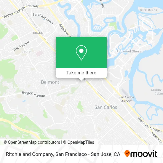 Ritchie and Company map