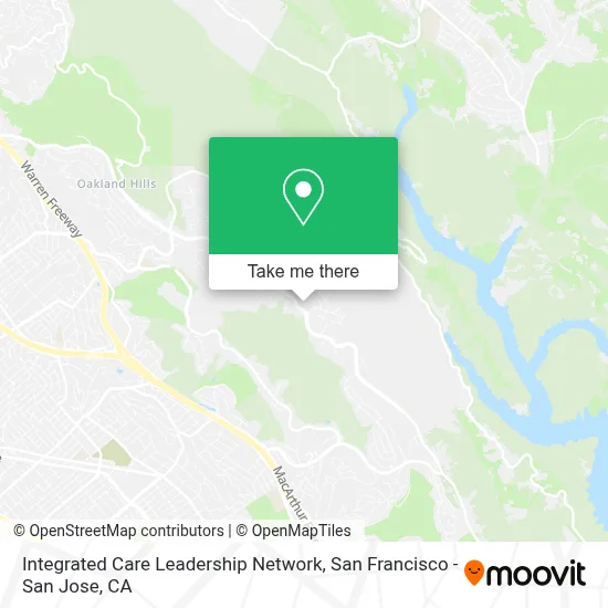 Integrated Care Leadership Network map