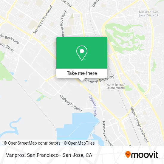 Vanpros map
