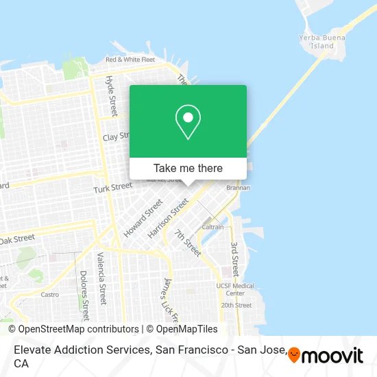Elevate Addiction Services map