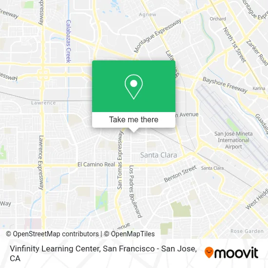 Vinfinity Learning Center map