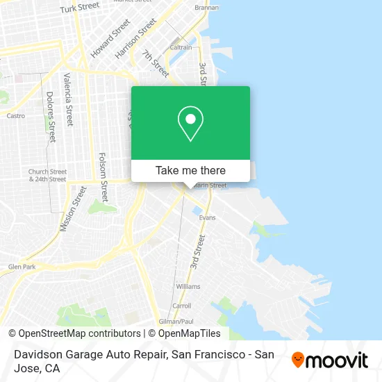 Davidson Garage Auto Repair map