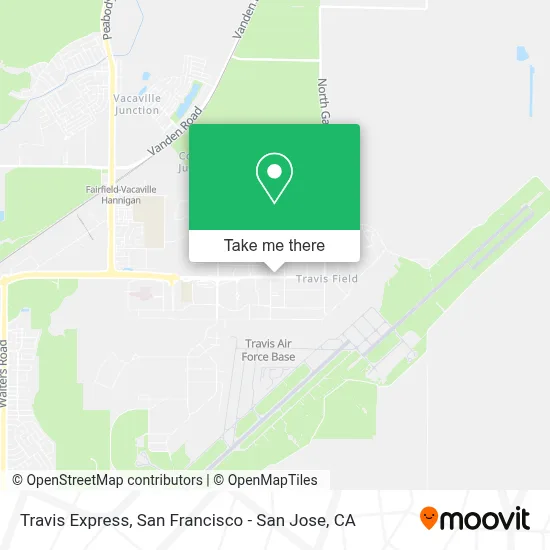 Travis Express map