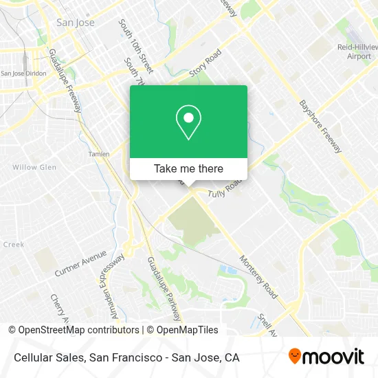 Cellular Sales map