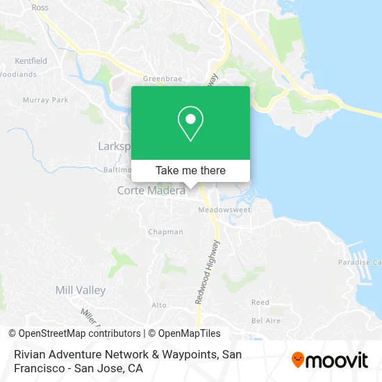 Rivian Adventure Network & Waypoints map