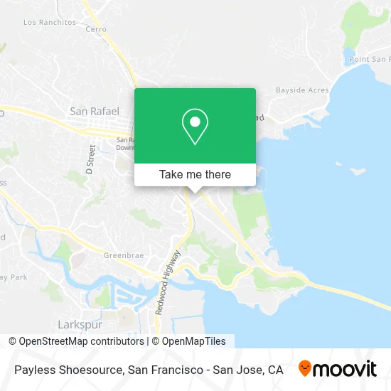 Payless Shoesource map