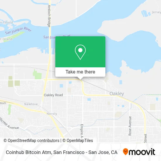 Coinhub Bitcoin Atm map