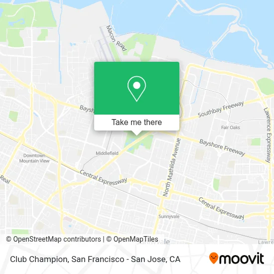 Club Champion map