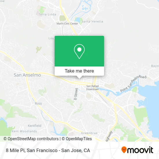 8 Mile Pi map